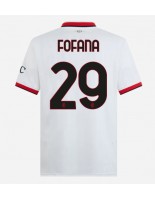 AC Milan Youssouf Fofana #29 Venkovní Dres 2024-25 Krátký Rukáv